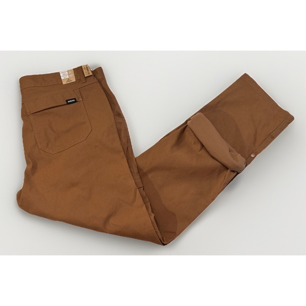 NWT Mens Prana Zion II Slim‎ Fit Chino Pants Nylon Stretch 38 38x34  Convertible